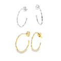 Sterling Silver Hula Hoop Earrings - Reeves & Reeves