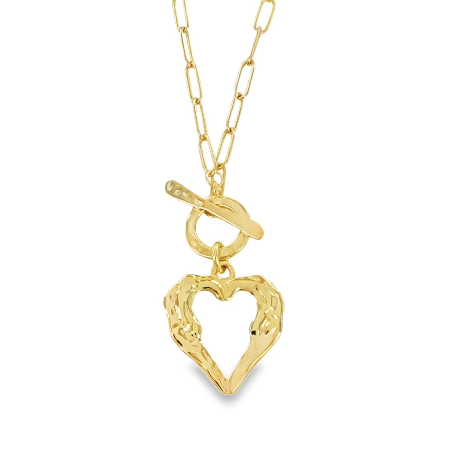 Sterling Silver J'adore Heart Necklace - Reeves & Reeves