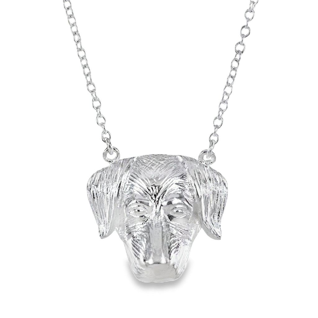 Sterling Silver Labrador Dog Necklace - Reeves & Reeves
