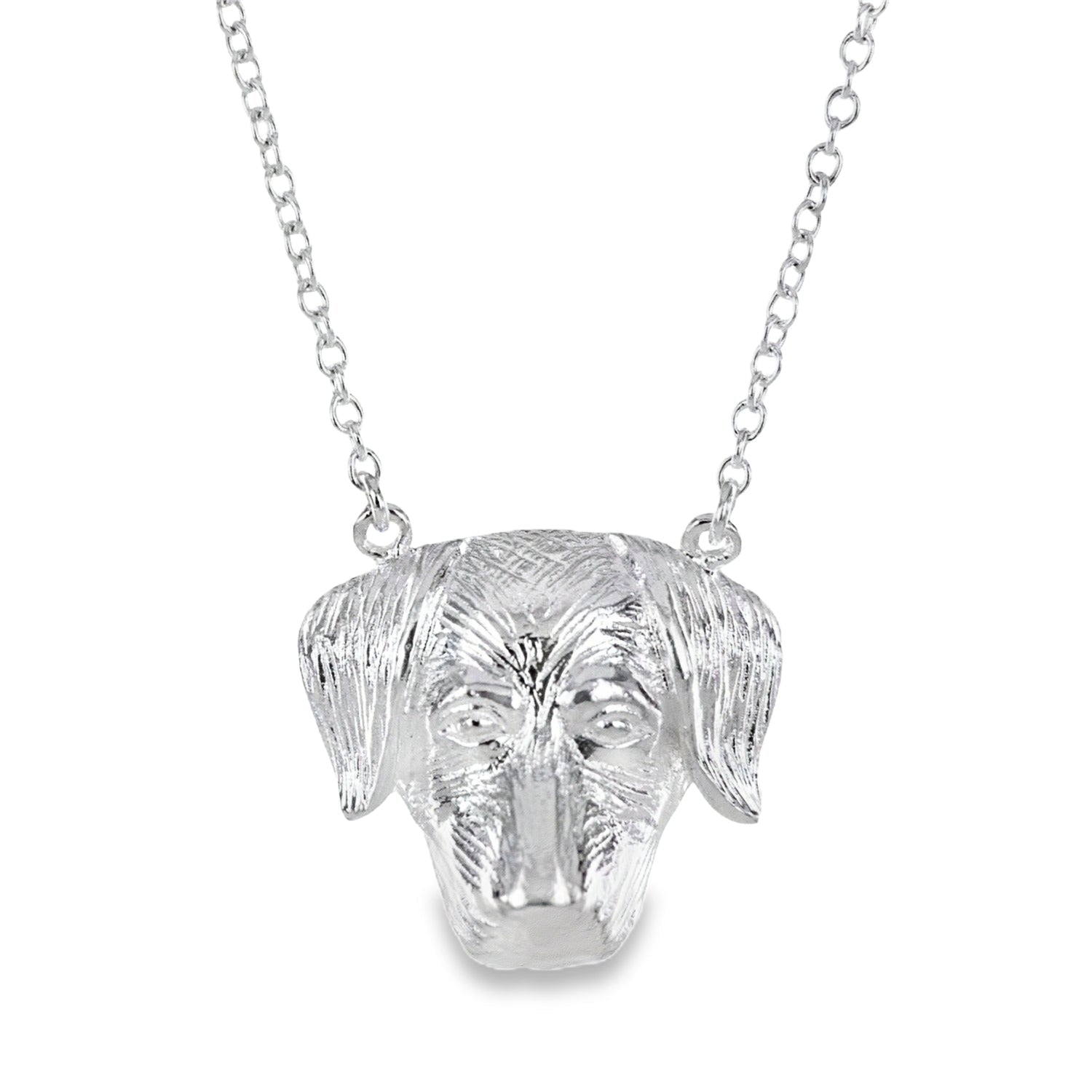 Sterling Silver Labrador Dog Necklace - Reeves & Reeves
