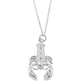 Sterling Silver Lobster Necklace - Reeves & Reeves