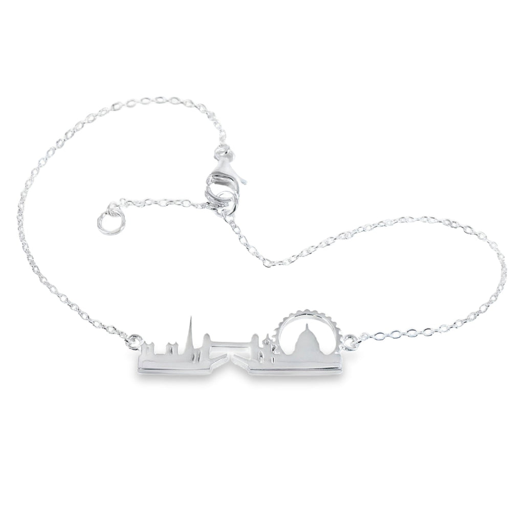 Sterling Silver London Skyline Bracelet - Reeves & Reeves