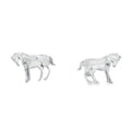 Sterling Silver Mare and Foal Studs - Reeves & Reeves