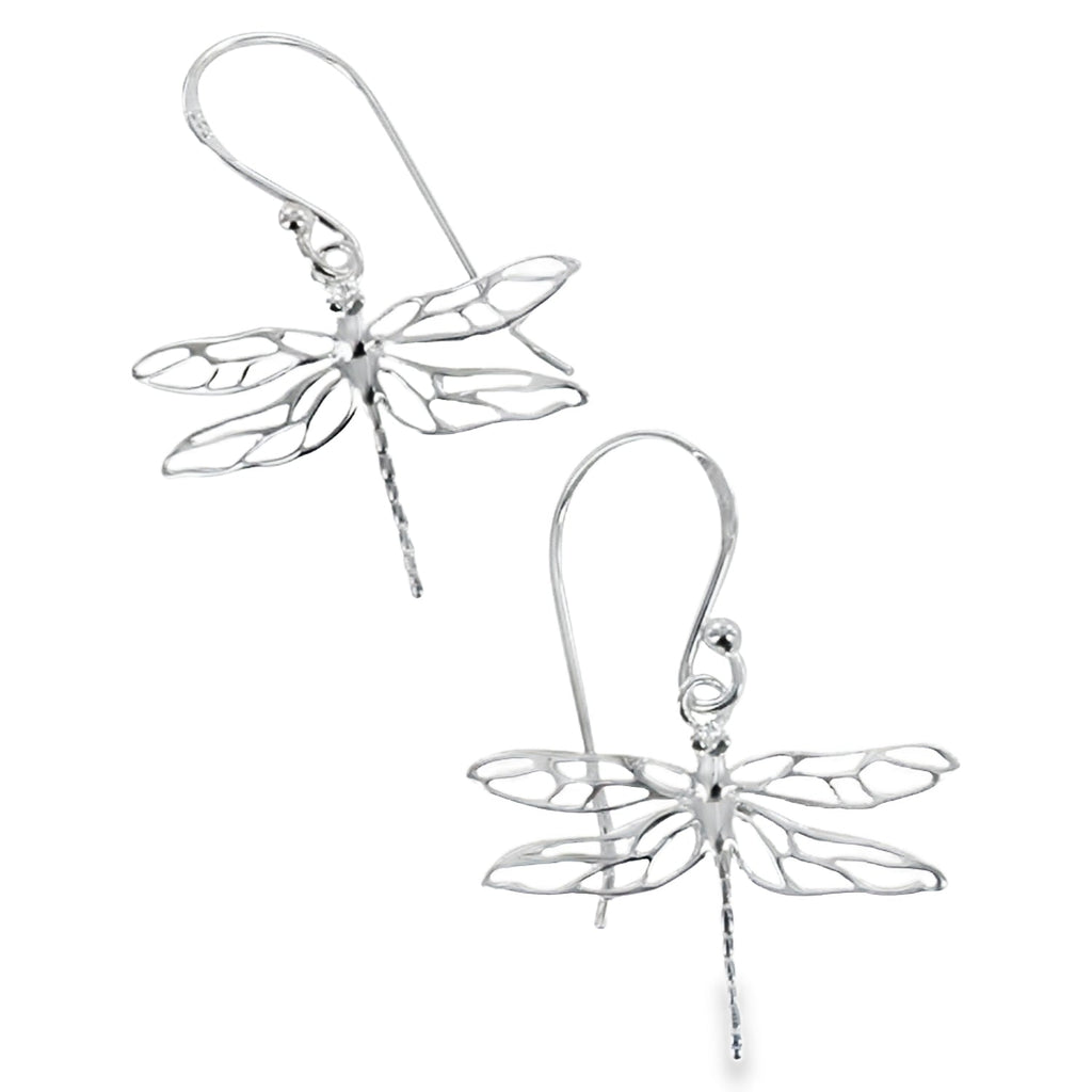 Sterling Silver Mayfly Earrings - Reeves & Reeves