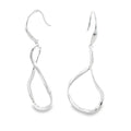 Sterling Silver Pear Drop Earrings - Reeves & Reeves