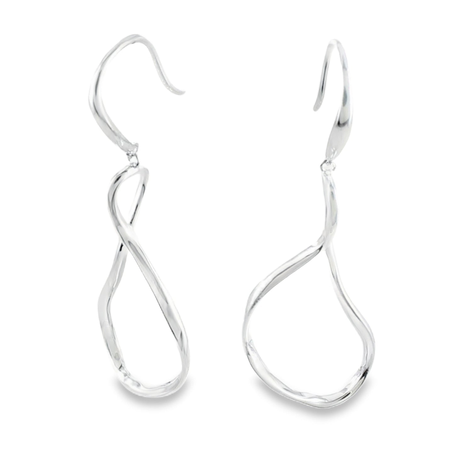 Sterling Silver Pear Drop Earrings - Reeves & Reeves