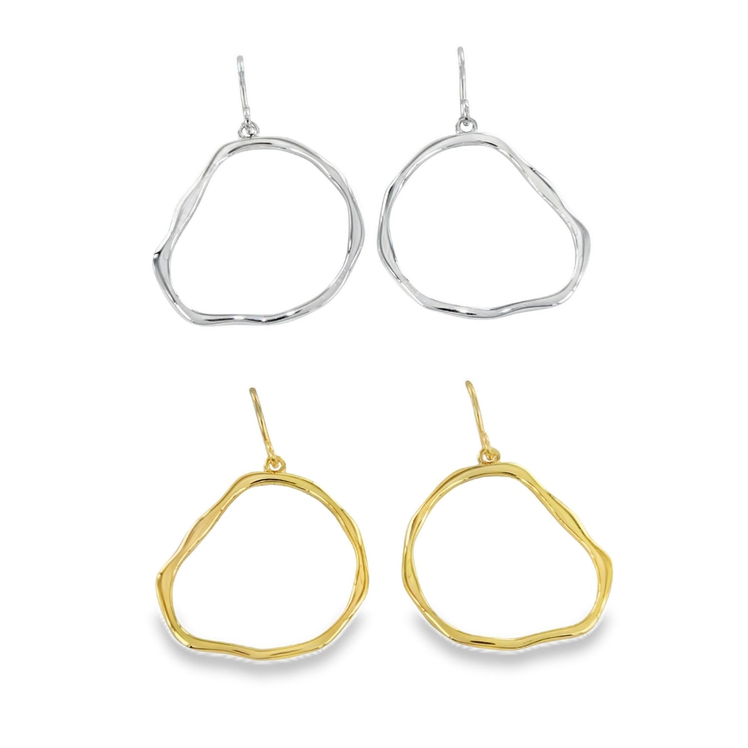 Sterling Silver Pebbles Earrings - Reeves & Reeves