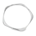 Sterling Silver Pentagon Bangle - Reeves & Reeves