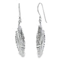 Sterling Silver Plumage Drop Earring - Reeves & Reeves