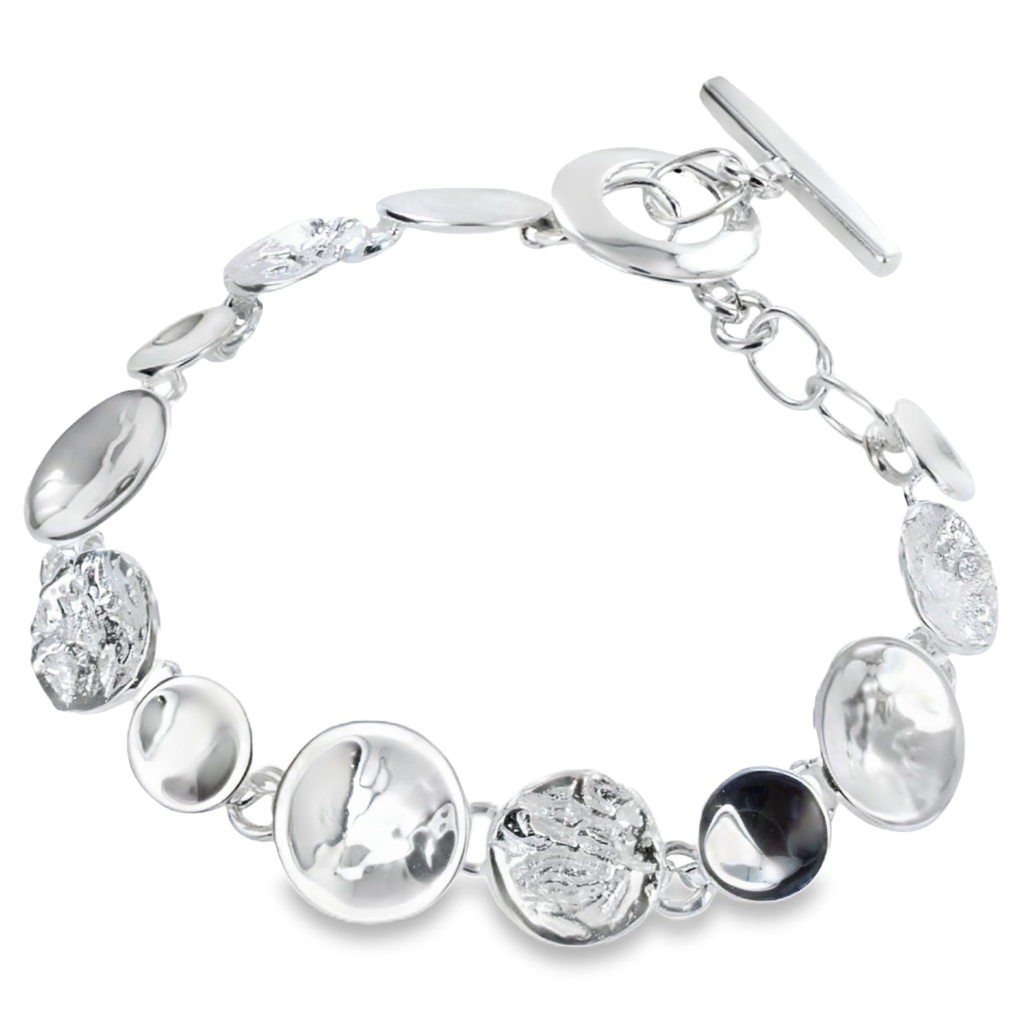 Sterling Silver Popcorn Bracelet - Reeves & Reeves