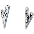 Sterling Silver Queen of Hearts Stud Earrings - Reeves & Reeves