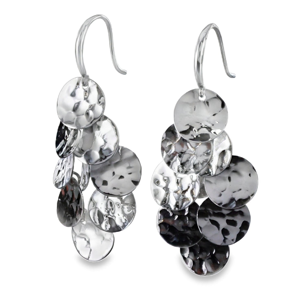 Sterling Silver Reflection Earrings - Reeves & Reeves
