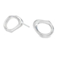 Sterling Silver Ringlet Stud Earrings - Reeves & Reeves