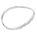 Sterling Silver Ripple Bangle - Reeves & Reeves