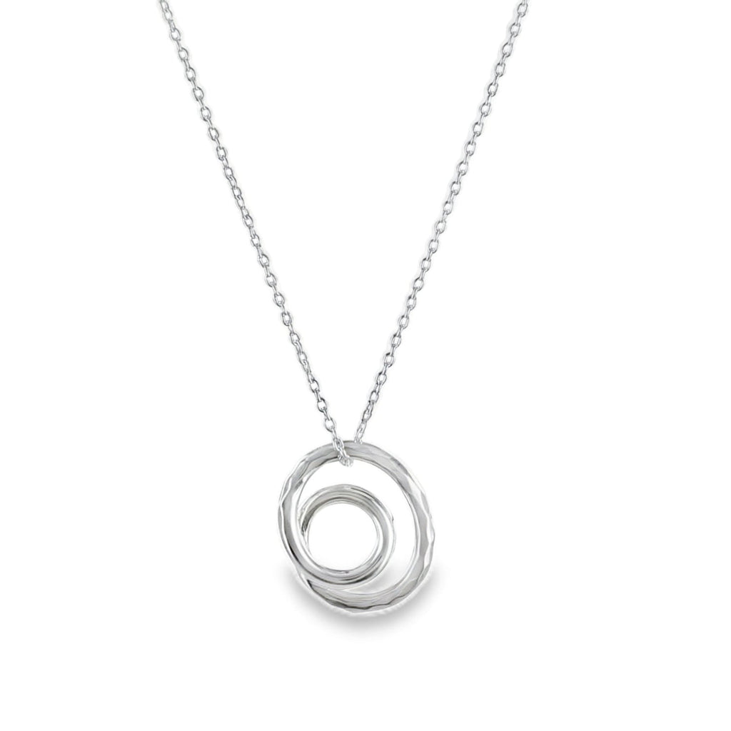 Sterling Silver Sending Hugs Necklace - Reeves & Reeves