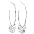 Sterling Silver Shaker Hoop Earrings - Reeves & Reeves