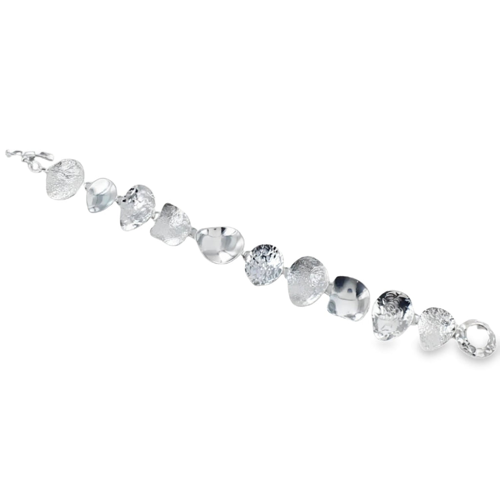 Sterling Silver Shingle Bracelet - Reeves & Reeves