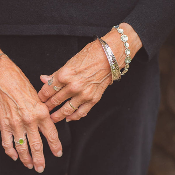 Sterling Silver Shingle Bracelet - Reeves & Reeves