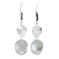 Sterling Silver Shingle Drop Earrings - Reeves & Reeves