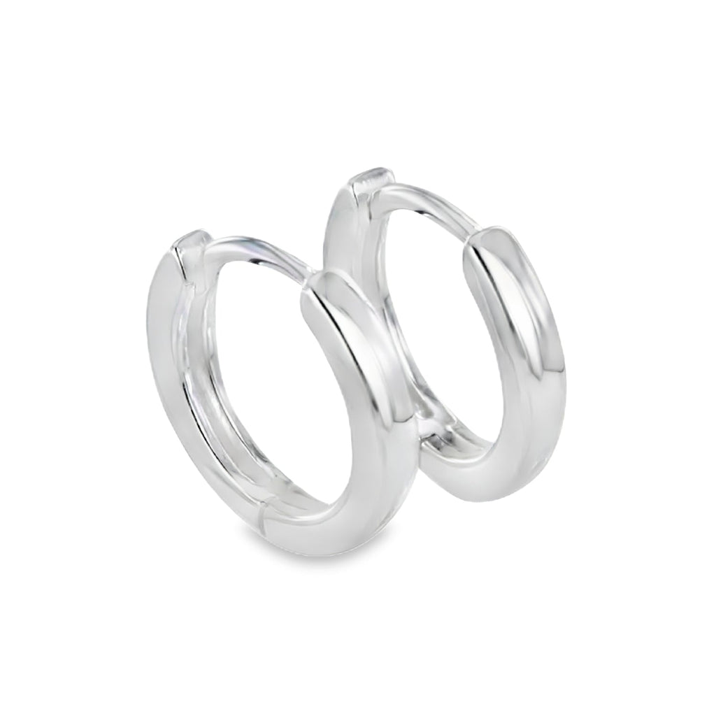 Sterling Silver Sleepy Jean Hoop Earrings - Reeves & Reeves