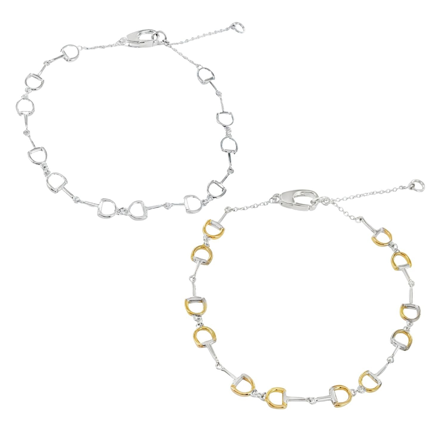 Sterling Silver Snaffle Bracelet - Reeves & Reeves