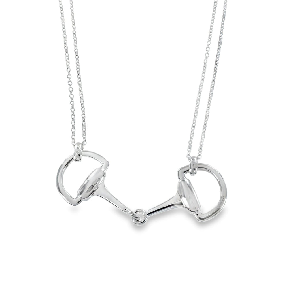 Silver Coin Reeves Security Feature Snaffle Feature Necklace | Sterling Silver | Reeves & Reeves