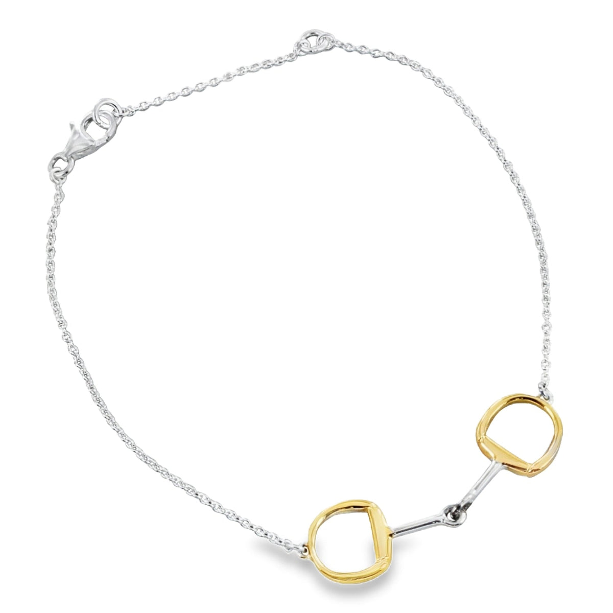 Sterling Silver Solo Snaffle Bracelet - Reeves & Reeves
