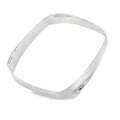 Sterling Silver Squared Bangle - Reeves & Reeves