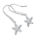 Sterling Silver Starfish Hook Earrings - Reeves & Reeves