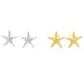 Sterling Silver Starfish Stud Earring - Reeves & Reeves