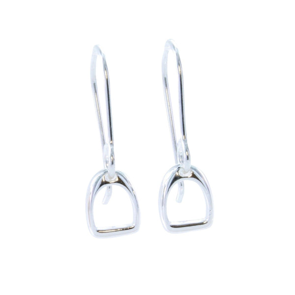Sterling Silver Stirrup Drop Earring