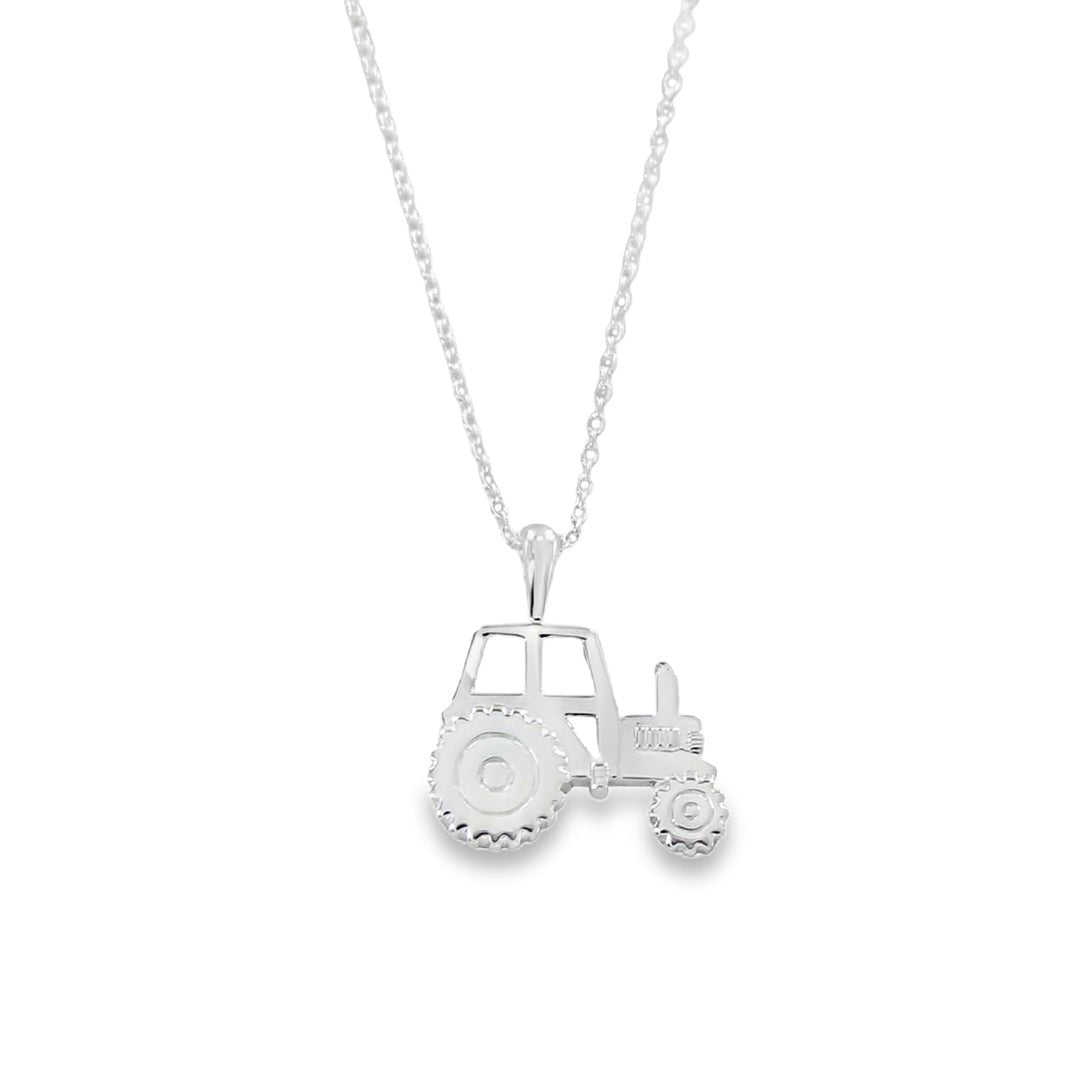 Sterling Silver Tractor Necklace - Reeves & Reeves
