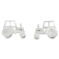 Sterling Silver Tractor Stud Earrings - Reeves & Reeves