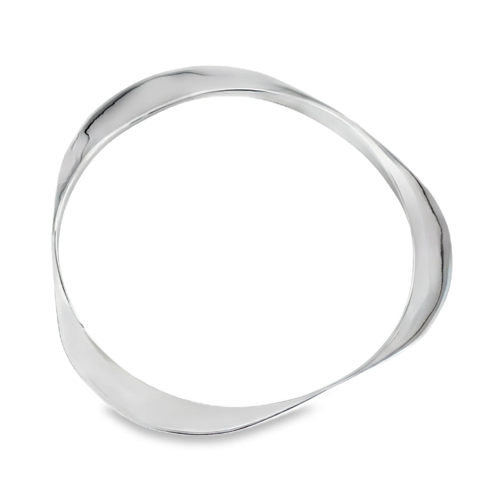 Sterling Silver Tricorn Bangle - Reeves & Reeves