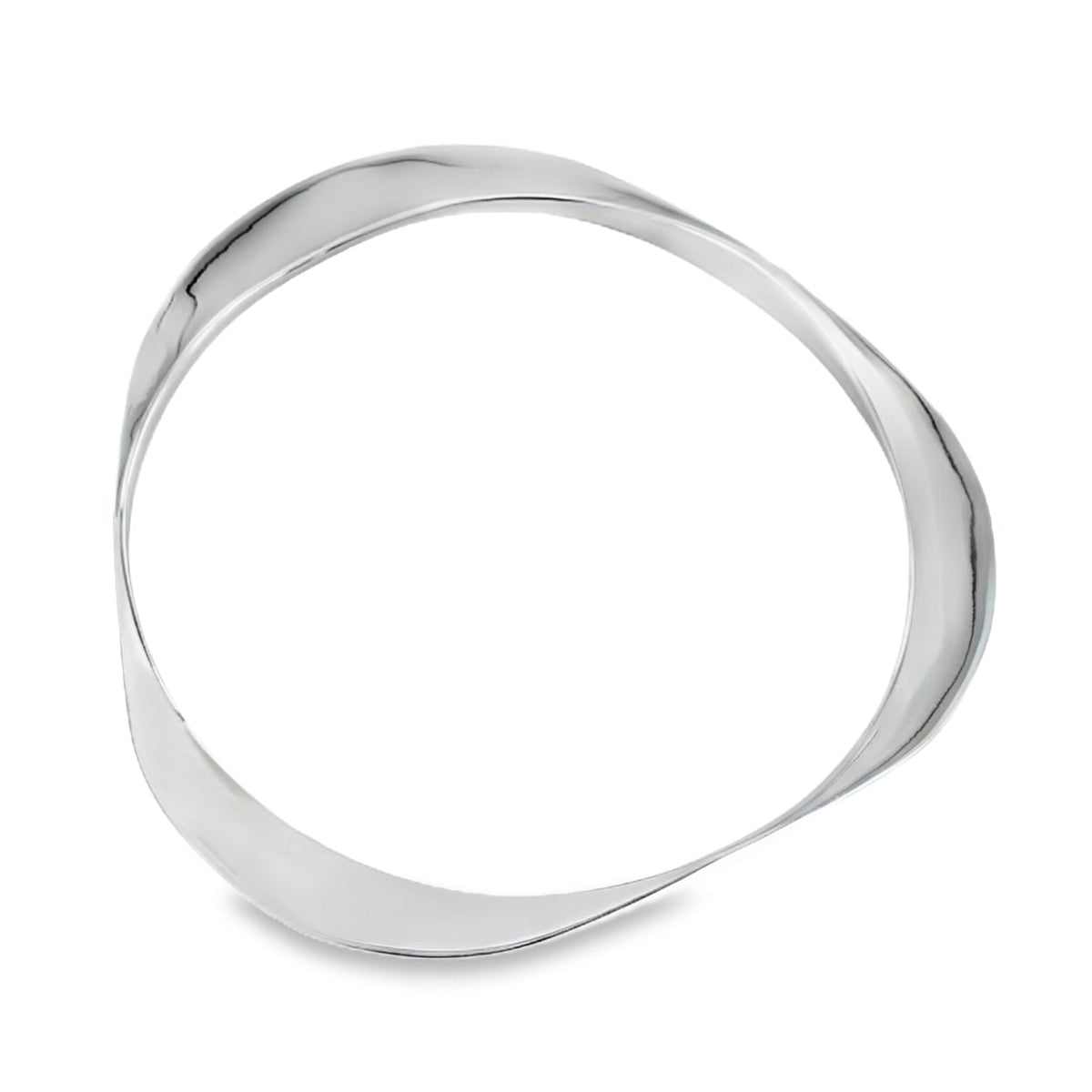 Sterling Silver Tricorn Bangle - Reeves & Reeves