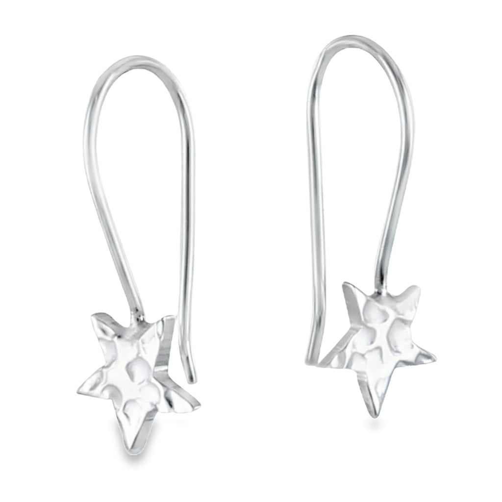 Sterling Silver Trio Star Drop Earrings - Reeves & Reeves