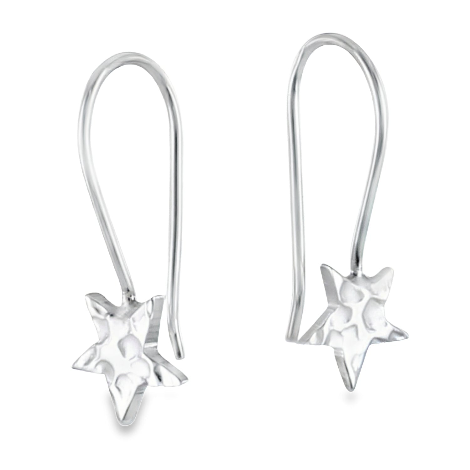 Sterling Silver Trio Star Drop Earrings - Reeves & Reeves