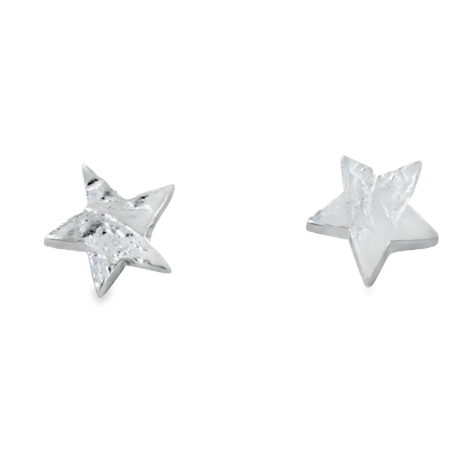 Sterling Silver Trio Star Stud Earrings - Reeves & Reeves