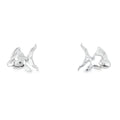 Sterling Silver Tropical Fish Stud Earrings - Reeves & Reeves