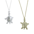 Sterling Silver Turtle Necklace - Reeves & Reeves