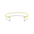 Sterling Silver Two Star Cuff Bracelet - Reeves & Reeves