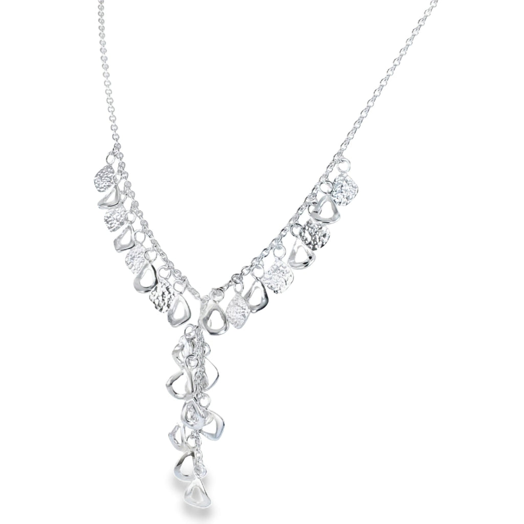 Sterling Silver Waterfall Necklace - Reeves & Reeves