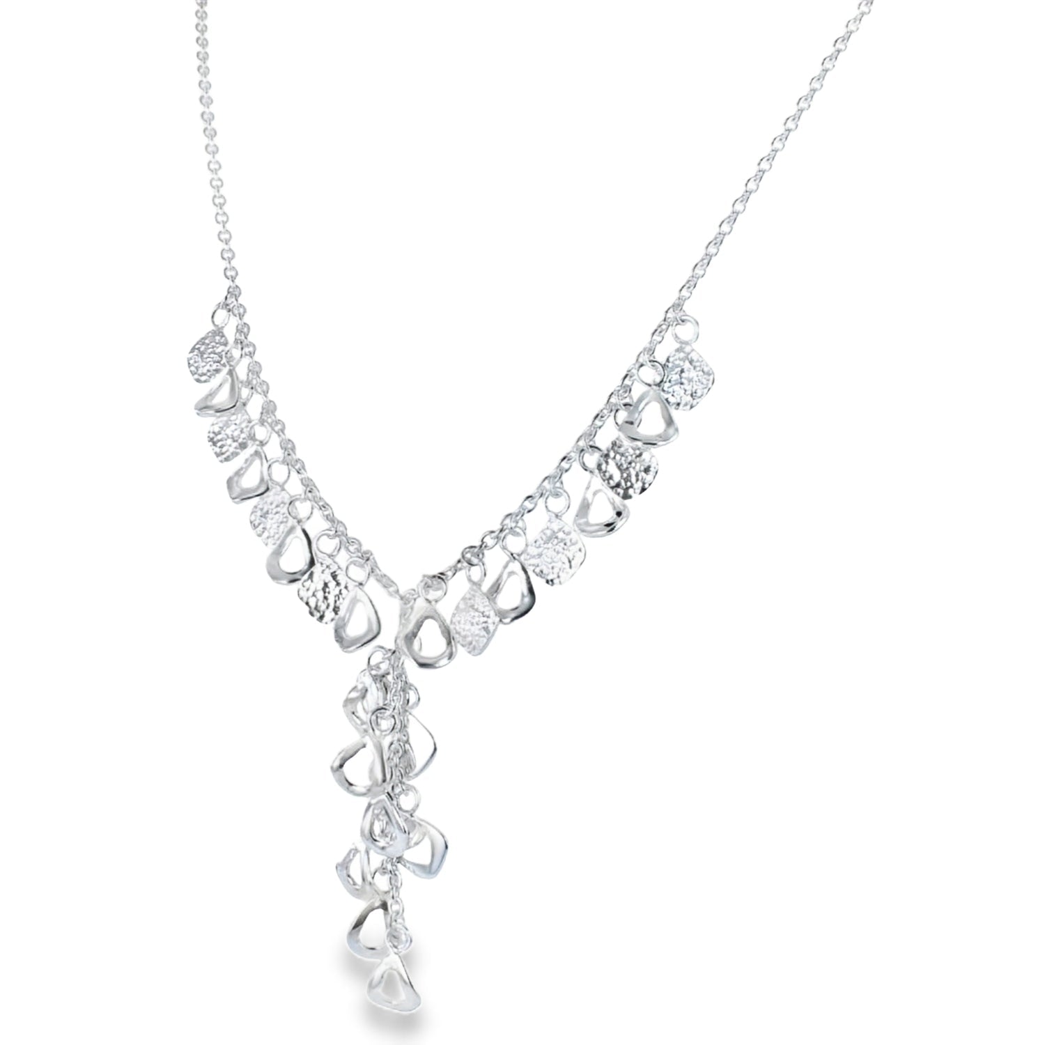 Sterling Silver Waterfall Necklace - Reeves & Reeves