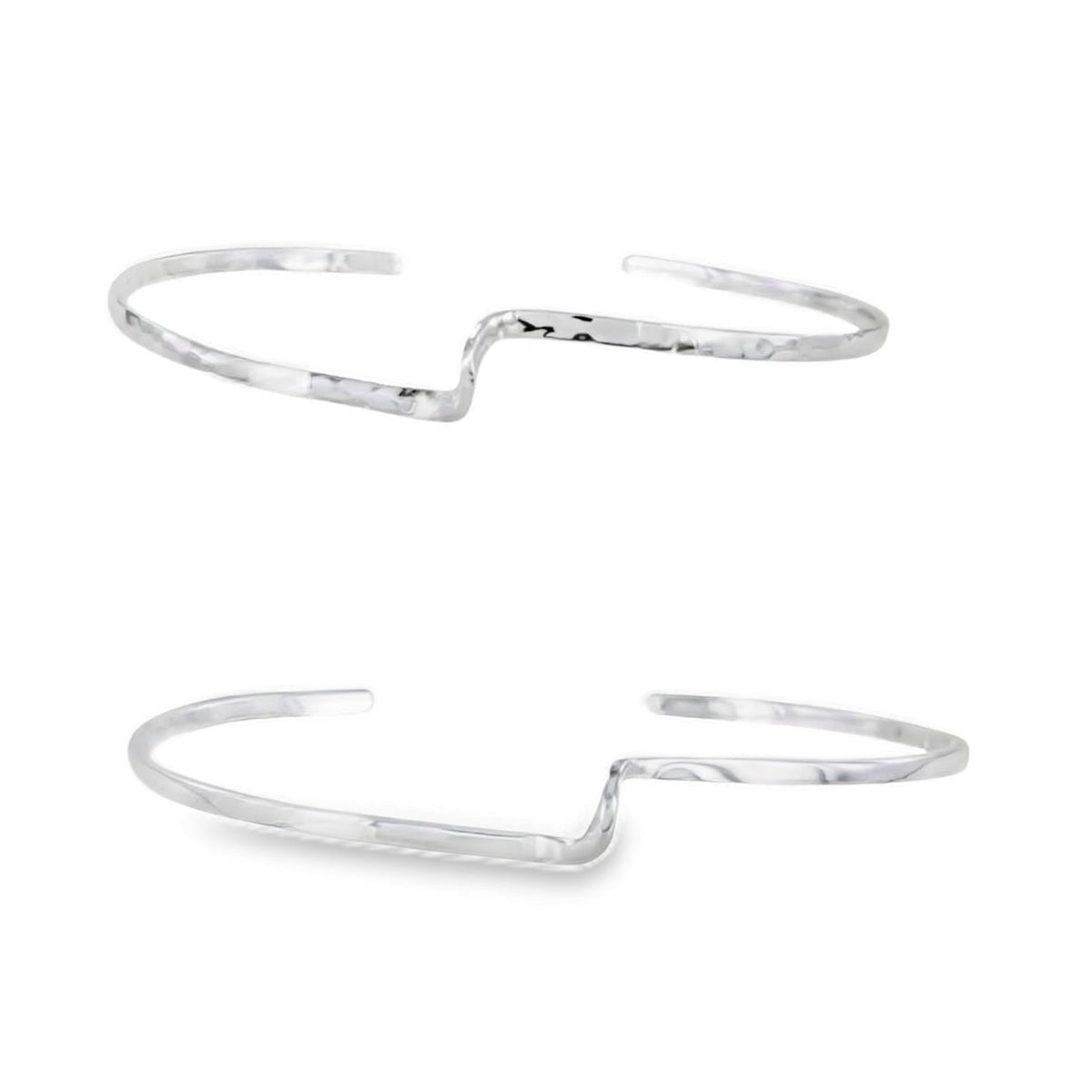 Sterling Silver Wishbone Cuff Bracelet - Reeves & Reeves