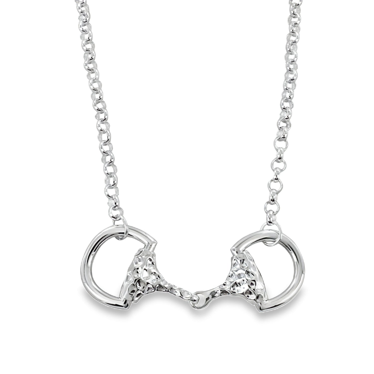 Supersize Detailed Snaffle Necklace - Reeves & Reeves
