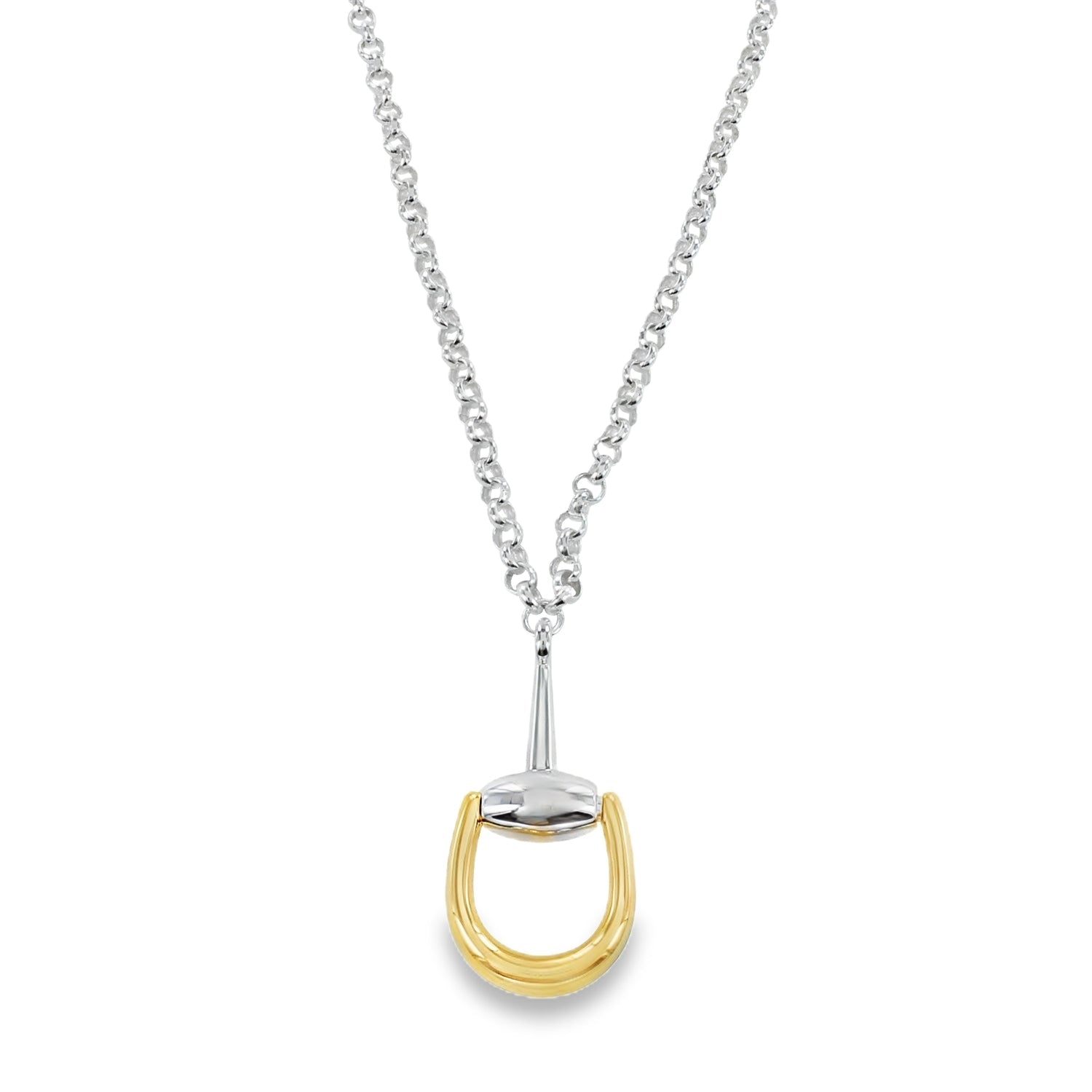 Supersize Half Snaffle Necklace - Reeves & Reeves