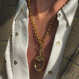 Supersize Half Snaffle Necklace - Reeves & Reeves