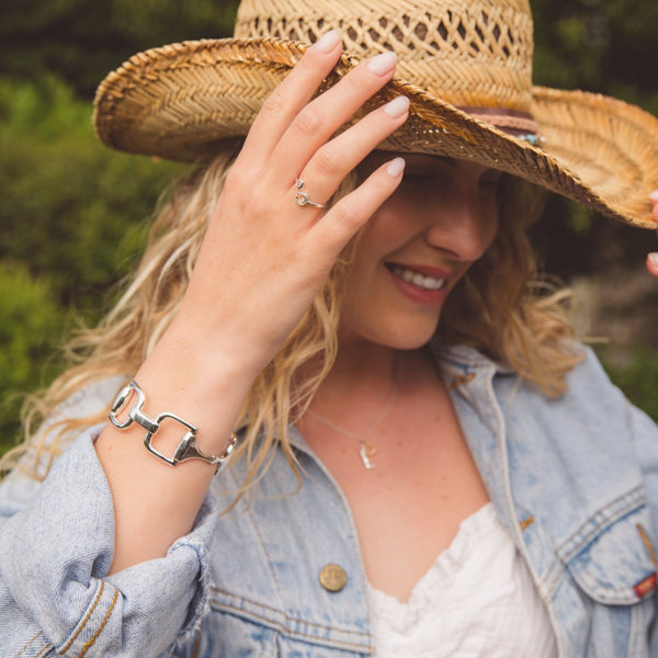Supersized Smart Snaffle Cuff Bracelet - Reeves & Reeves