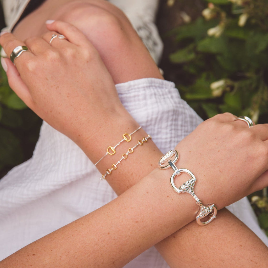 Supersized Snaffle Link Bracelet - Reeves & Reeves