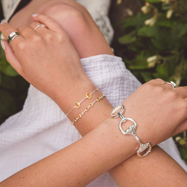 Supersized Snaffle Link Bracelet - Reeves & Reeves